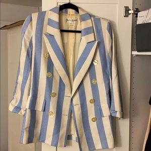 YSL Vintage Striped Blazer